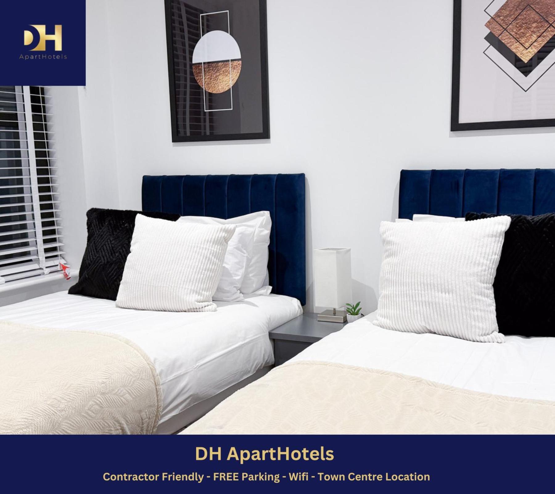Spacious Modern 1 Bed Apartments In St Neots - Perfect For Contractors & Professionals - Free Parking - Wifi - Fully Equipped Kitchen - Smart Tv Ideal For Work Stays And Long Projects Экстерьер фото