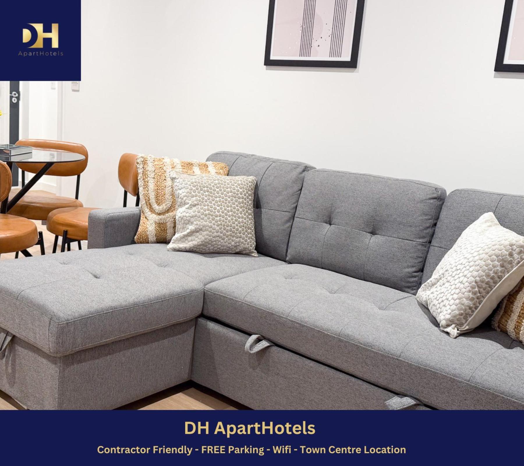 Spacious Modern 1 Bed Apartments In St Neots - Perfect For Contractors & Professionals - Free Parking - Wifi - Fully Equipped Kitchen - Smart Tv Ideal For Work Stays And Long Projects Экстерьер фото