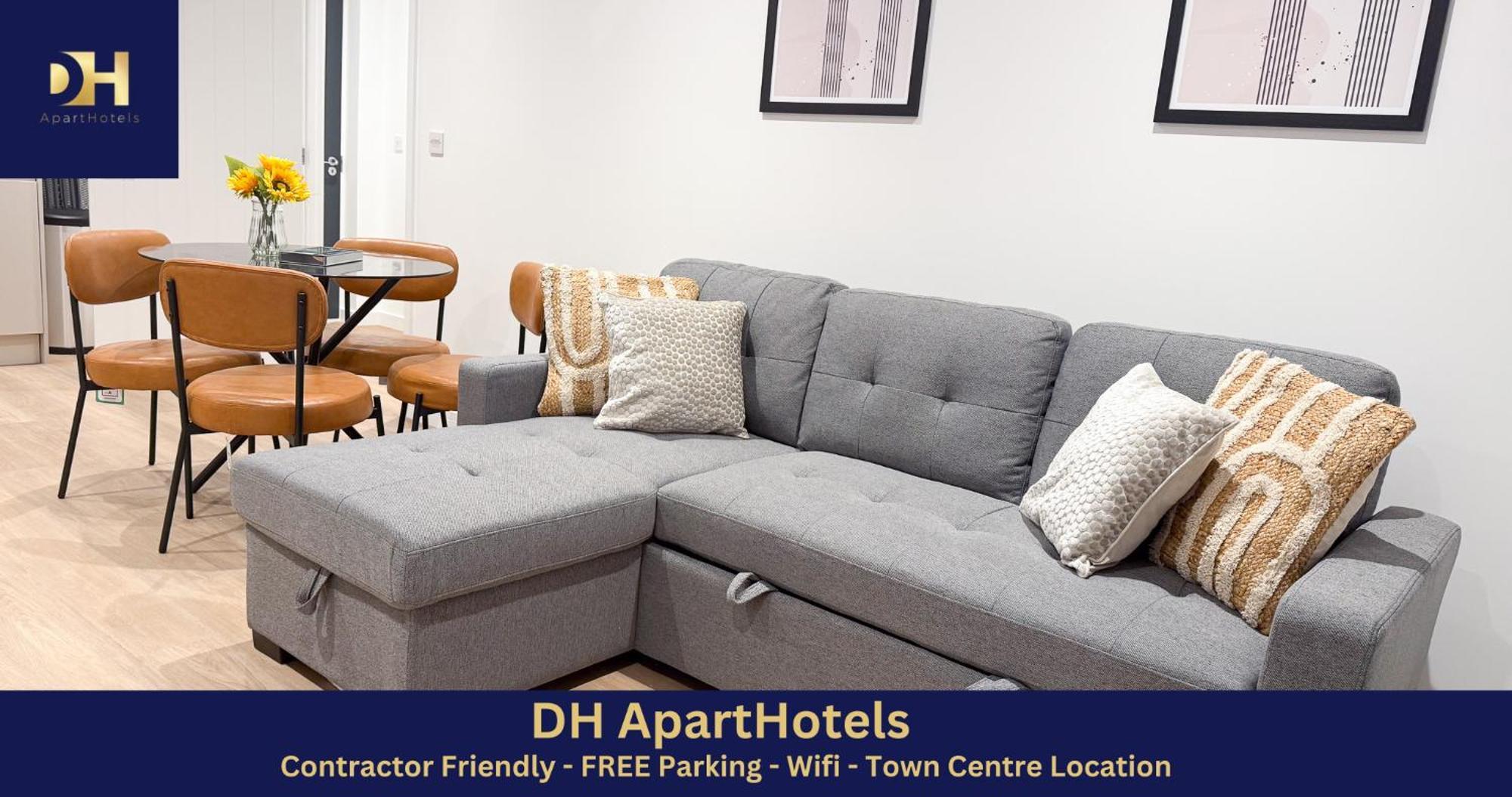 Spacious Modern 1 Bed Apartments In St Neots - Perfect For Contractors & Professionals - Free Parking - Wifi - Fully Equipped Kitchen - Smart Tv Ideal For Work Stays And Long Projects Экстерьер фото