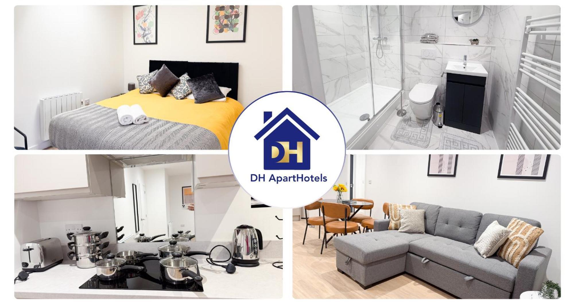 Spacious Modern 1 Bed Apartments In St Neots - Perfect For Contractors & Professionals - Free Parking - Wifi - Fully Equipped Kitchen - Smart Tv Ideal For Work Stays And Long Projects Экстерьер фото